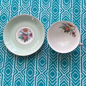 Colclough,Longton, England, Bone China, TeaCup and Saucer.